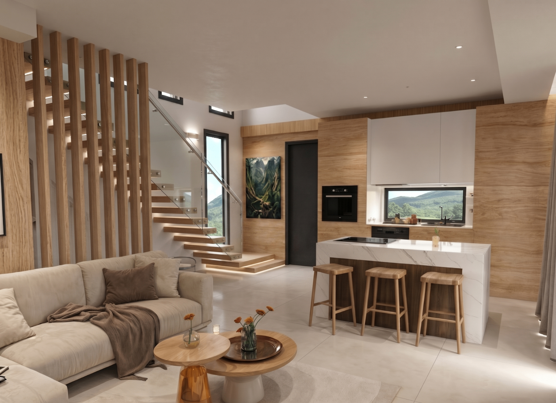Halkidiki Villa Interior — premium residential architecture